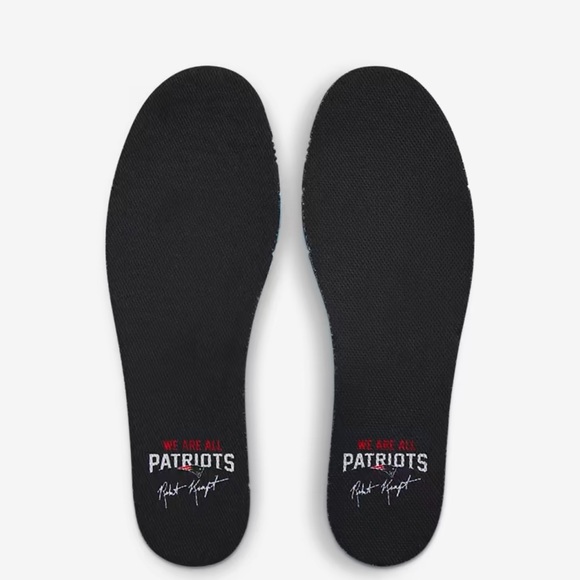 Nike Robert Kraft Blue New England Patriots Ultra Flyknit Air Force 1 Low 9.5 - Picture 10 of 10